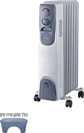 MATRIX רדיאטור 7 צלעות כולל מתקן אדים Matrix 1500W מאטריקס MX-7F-1500W-WH