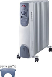 MATRIX רדיאטור 13 צלעות כולל מתקן אדים Matrix 2500W מאטריקס MX-13F-2500W-WH