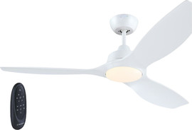 Westinghouse מאוורר תקרה 52" כולל שלט ותאורת Westinghouse LED ווסטינגהאוס Montana 52 לבן