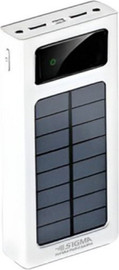 Sigma סוללת גיבוי סולארית Sigma 10000mAh סיגמה SM-PBS-308S-WH לבן