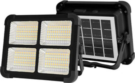OMEGA זרקור סולארי נטען כולל סוללת גיבוי 100W ‏Omega אומגה Caliber S.O.S T5-CASE100W-SOLAR