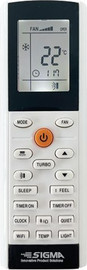 Sigma שלט למזגני תדיראן Sigma סיגמה SI-AC-TD3-B