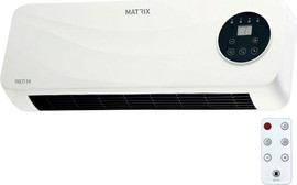 MATRIX מזגנית חימום לתלייה כולל שלט Matrix 2000W מאטריקס MX-MZGN-2000W-RC