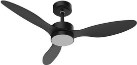 Norther מאוורר תקרה 42" כולל תאורת LED משתנה ושלט Norther נורטר Vermont 42 - שחור