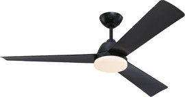 Westinghouse מאוורר תקרה חוץ 52" כולל תאורת 28W LED ושלט Westinghouse ווסטינגהאוס Ocean DC 52 - שחור
