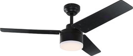 Westinghouse מאוורר תקרה 42" כולל תאורת 28W LED ושלט Westinghouse ווסטינגהאוס Talia DC 42 - שחור/אלון