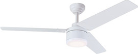 Westinghouse מאוורר תקרה 52" כולל תאורת 28W LED ושלט Westinghouse ווסטינגהאוס Talia DC 52 - לבן/אלון