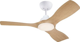 Westinghouse מאוורר תקרה 42" כולל תאורת 28W LED ושלט Westinghouse ווסטינגהאוס Montana DC 42 - לבן/אלון