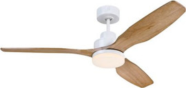 Westinghouse מאוורר תקרה 52" כולל שלט ותאורת LED ‏Westinghouse ווסטינגהאוס Sacramento 52 - שחור/עץ LED