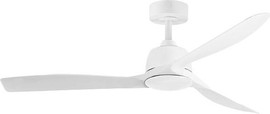 Westinghouse מאוורר תקרה 52" כולל שלט Westinghouse ווסטינגהאוס Spring IP44 לבן מט