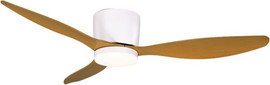 Norther מאוורר תקרה 48" כולל שלט ותאורת LED ‏Norther נורטר Era 48 לבן/עץ