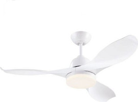 Westinghouse מאוורר תקרה 42" כולל תאורת 28W LED ושלט Westinghouse ווסטינגהאוס Erica 42 - לבן