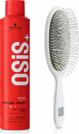 Schwarzkopf Professional מארז OSIS טקסטור קראפט ספריי יבש לנפח ומברשת פנינים