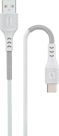SAKAL כבל פרימיום USB ל-Type-C מסדרת הקפיץ 1 מטר – טעינה מהירה 3.1A, ציפוי בד ומחברי מתכת
