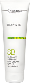 CHRISTINA קרם יום להגנה דמי מייקאפ Ultimate Defense Day Cream SPF 20 (שלב 8B) 250 מל מסדרת ביו פיטו