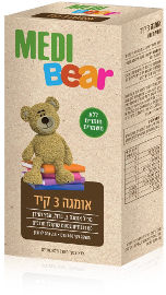 מדי בר אומגה 3 קיד ללא חומרים משמרים
