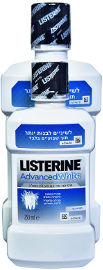 ליסטרין וויט שטיפת פה עם פעולה כפולה