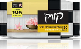 קוויק מארז 18 מגב' קוויק לניקוי כללי בריח פרחי בר