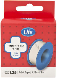Life אגד רפואי מבד חזק במיוחד 1.25 ס"מ*5 מטר