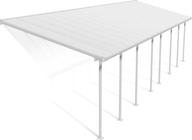 Canopia פרגולה אלומיניום 3x10.4 Feria לבנה מבית - Canopia