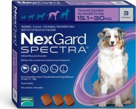 NexGard Spectra נקסגארד ספקטרה לכלבים | 15 - 30 ק"ג