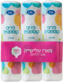 LIFE פדים קוסמטיים