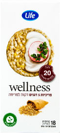 Life Wellness פריכיות 5 דגנים דקות למריחה