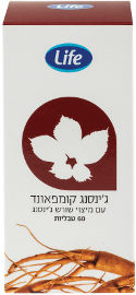 לייף ג'ינסנג קומפאונד עם מיצוי שורש ג'ינסנג