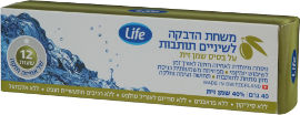 Life Dental משחת הדבקה לתותבות על בסיס שמן זית