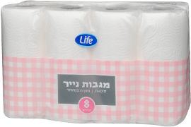Life מגבות נייר סופגות חזקות במיוחד