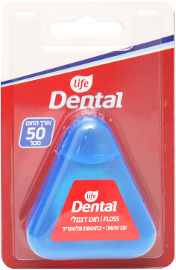 לייף Dental חוט דנטלי עם שעווה בתוספת פלואוריד