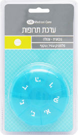 Life ערכת תרופות שבועית עגולה