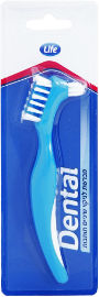 Life Dental מברשת לניקוי שיניים תותבות