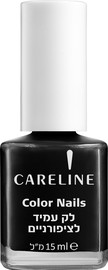 CARELINE COLOR NAILS לק - BLACK ONYX 27
