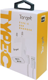 Target מטען Target USB Type C טארגט TYPE C + 2.4A