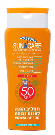 Sun & Care תחליב הגנה ילדים SPF50 UVA B