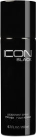 GA-DE ICON BLACK דאודורנט ספריי לגבר