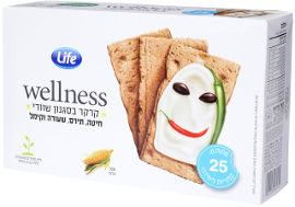 Life Wellness קרקר בסיגנון שוודי חיטה, תירס, שעורה וקימל