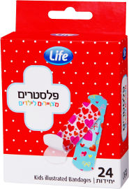 לייף פלסטירים מצויירים לילדים