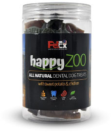 PETEX Happy Zoo חטיף דנטלי לכלב 250 גרם פטקס - Petex - חטיפים
