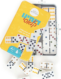 WIN דומינו בקופסת פח