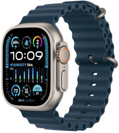 APPLE שעון חכם אפל וואטצ' Apple Watch Ultra2 49mm eSIM Ocean Band כחול