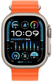 APPLE שעון חכם אפל וואטצ' Apple Watch Ultra2 49mm eSIM Ocean Band כתום