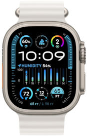 APPLE שעון חכם אפל וואטצ' Apple Watch Ultra2 49mm eSIM Ocean Band לבן
