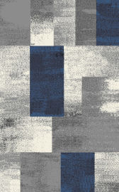 BuyCarpet שטיח פיקסו דה וינצי ריבועים כחול