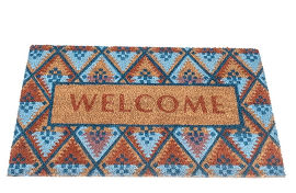 BuyCarpet שטיח סף לכניסה פנטזיה WELCOME זיגזג