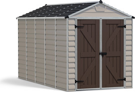 Canopia מחסן גינה 1.9x3.8 Skylight קרם מבית - Canopia