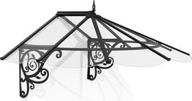 Canopia גגון שקוף 1.3x1.7 Lily מבית - Canopia