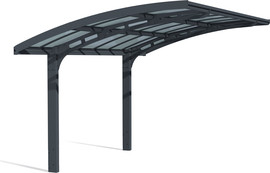 Canopia חניה לרכב 2 רגליים 2.9x5 Arizona Breeze פלסאן מבית - Canopia