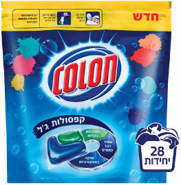 קולון 101 קפסולות ג'ל לכביסה